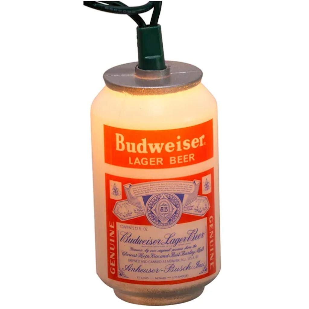 Amazon.com: Budweiser Kurt Adler UL 10-Light Vintage Can Light Set